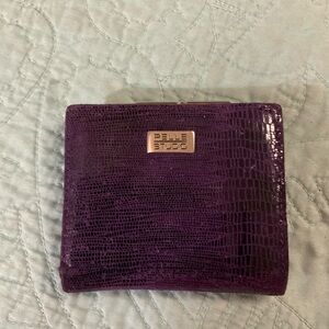 Pelle Studio Deep Purple Embossed Wallet